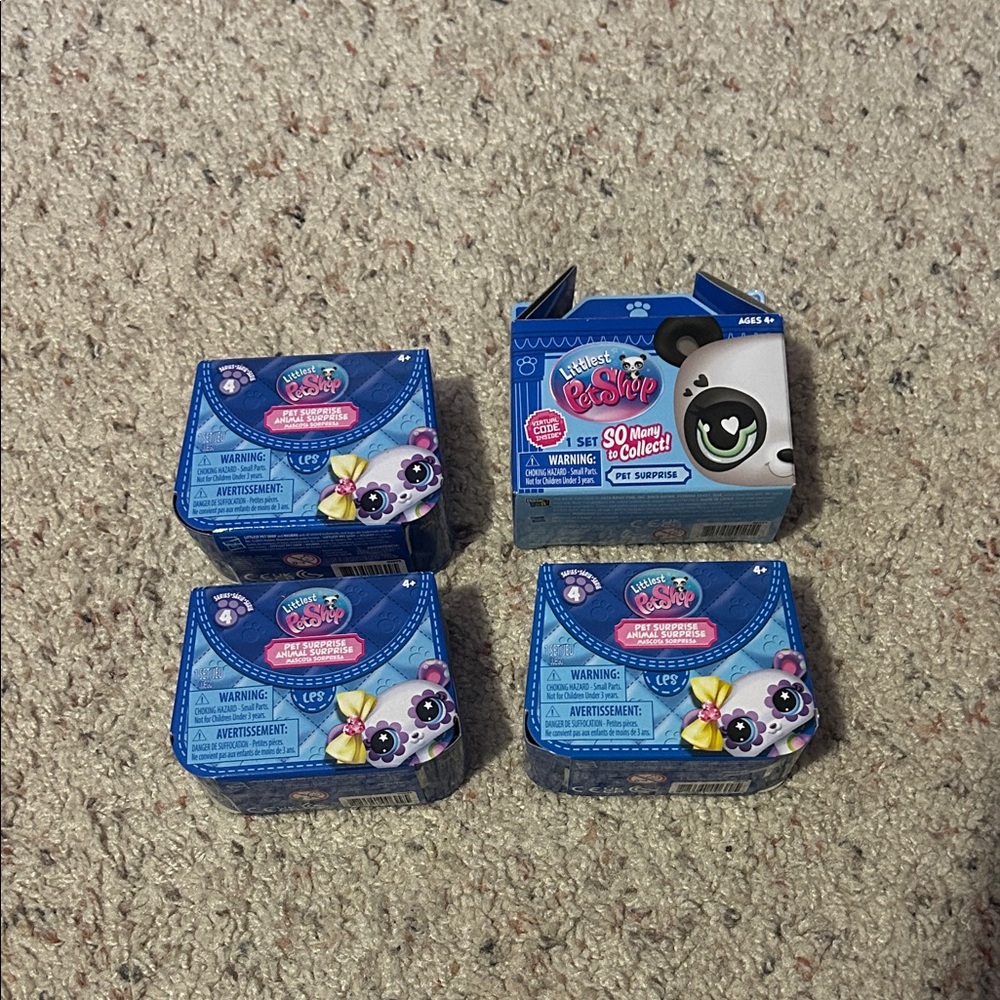 Littlest Pet Shop Surprise Boxes Series 1 and Series 4